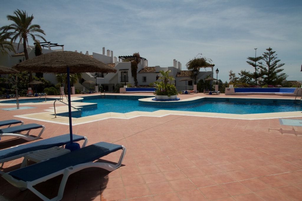 Pool and terrace at Club Sierra Marbella